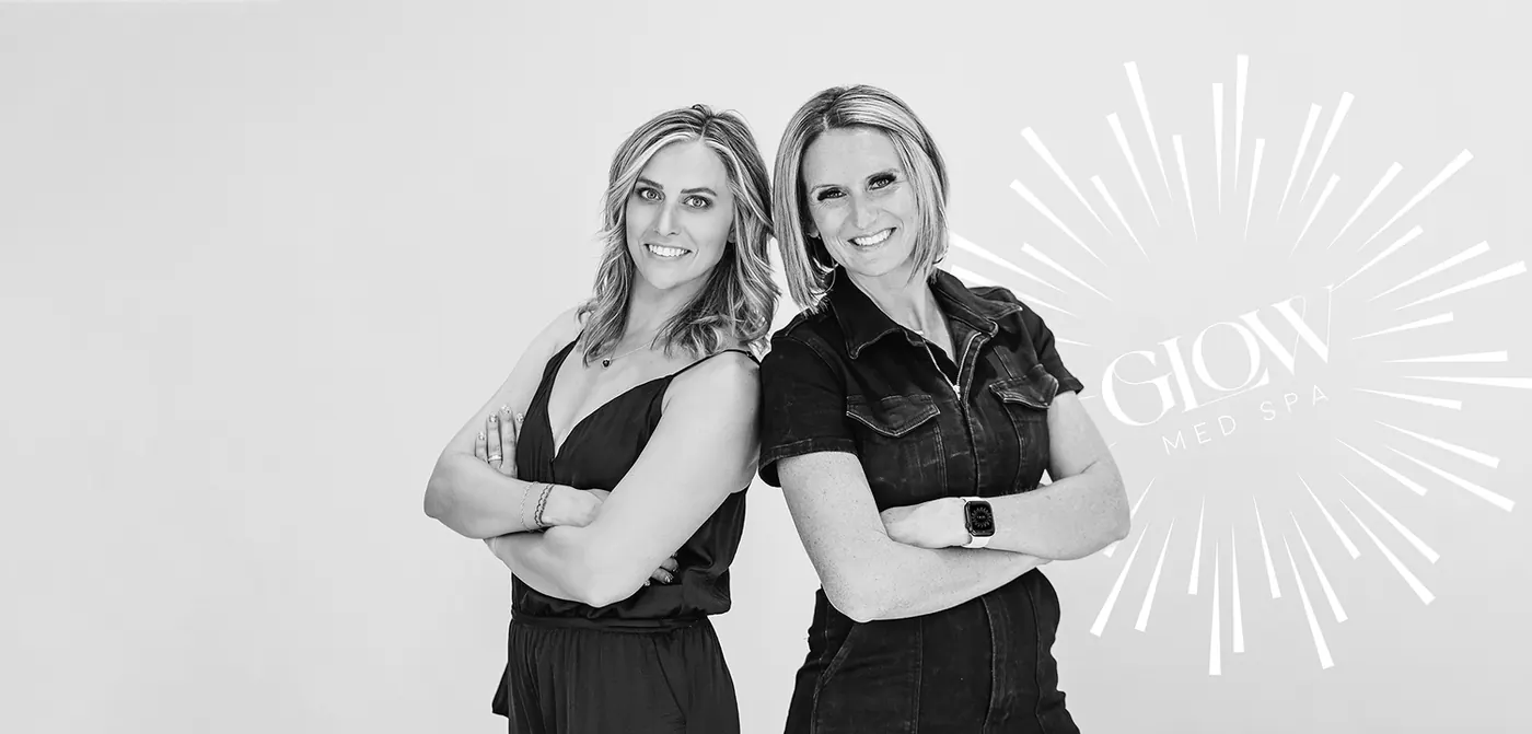 Misty and Talia of the Glow Med Spa team